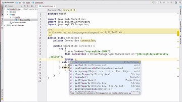 การเขียน Java OOP Sqlite ตอนที่ 1