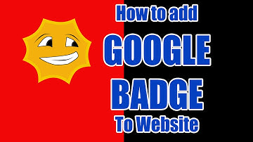 How to add Google icon or badge to blog or website