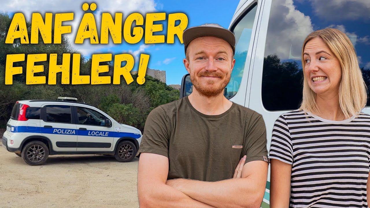 Das darf euch auf Sardinien mit dem Camper NICHT passieren 😬 | Vanlife ANFÄNGERFEHLER 🚓