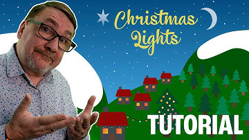 How to create twinkling Christmas Lights using only Apple Keynote | Tutorial