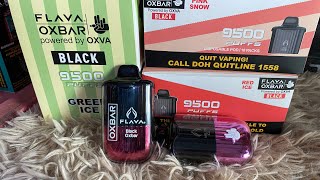 FLAVA BLACK OXBAR 9500puffs Pre-Filled (review)