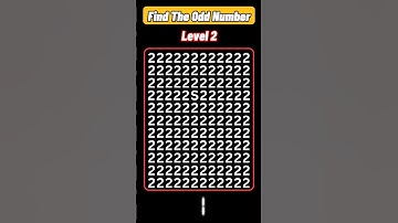 Find The Odd Number #4 #findthedifference #challenge #shortsfeed #viral #shorts