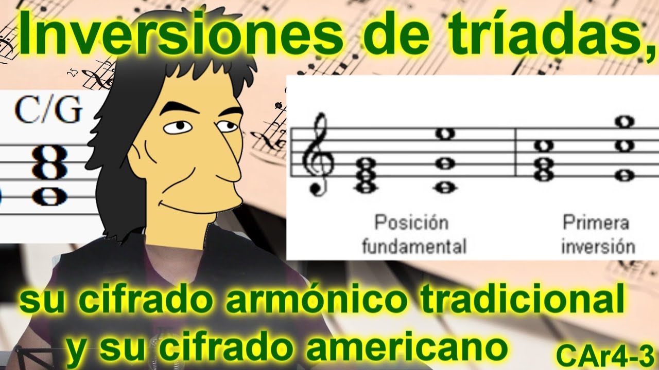 Inversiones de tríadas: su cifrado tradicional y americano. Lección de  armonía 4-3. DIVERTIDA - YouTube