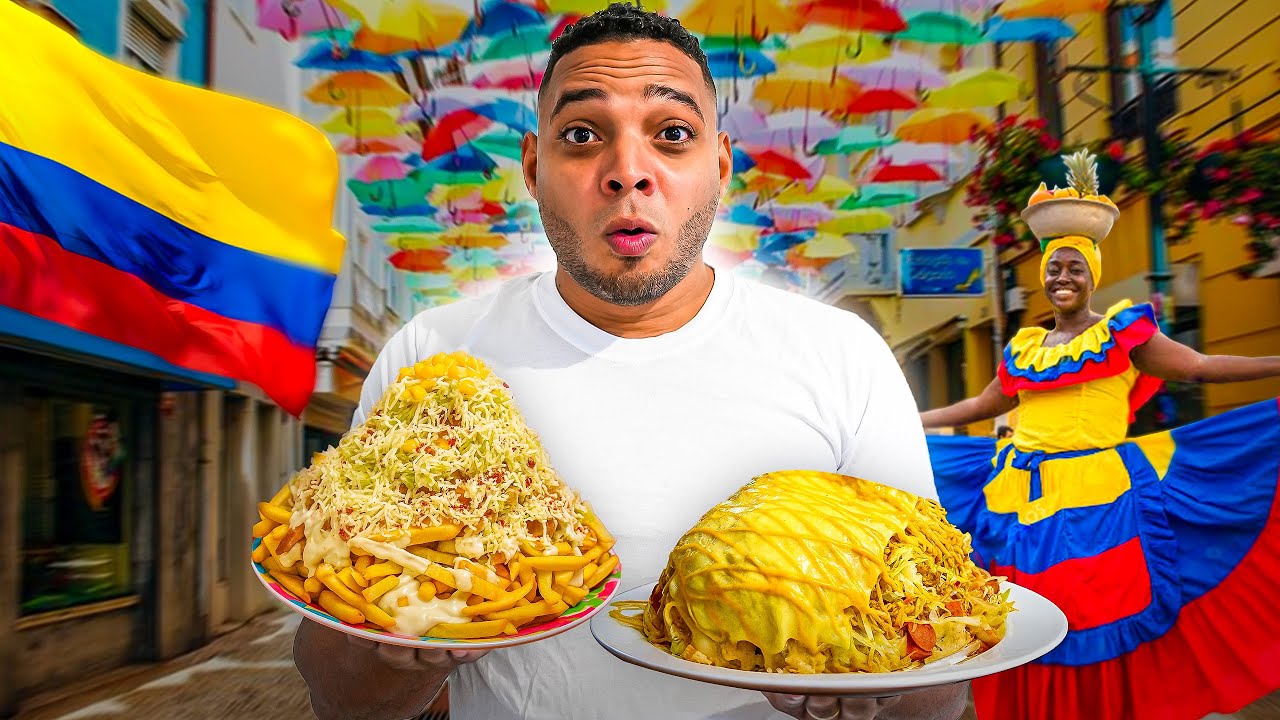 Probando la comida callejera más deliciosa de Cartagena