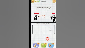 Defeat the enemy | draw 2 Save gameplay | level 230 |#draw2save #shorts
