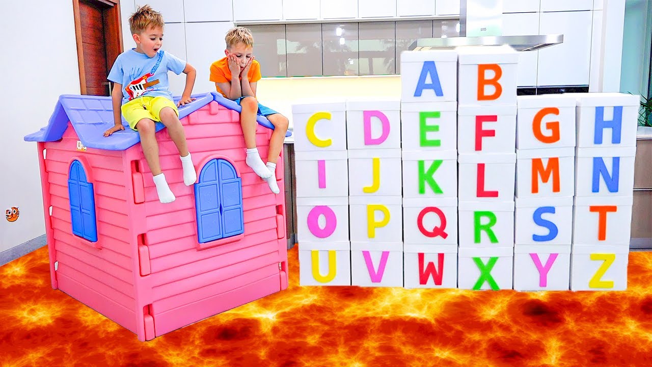 Влад и Ники изучают алфавит и другие забавные детские видео