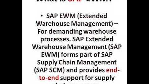 SAP EWM