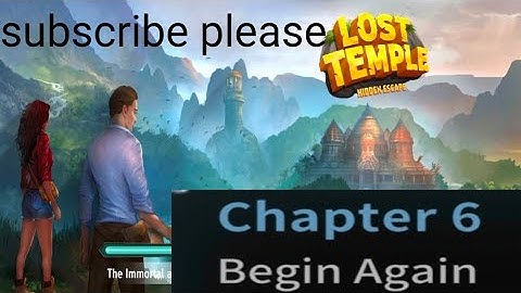 lost temple 1 chapter 6  BEGIN AGAIN    #escapeking #walkthrough #escapegames