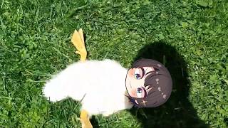 Subaru duck stuck on her back | Animal hololive