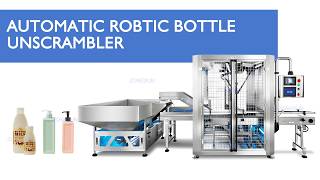 How to Use ZS-LP350 Automatic Robotic Bottle Unscrambler with Vision System
