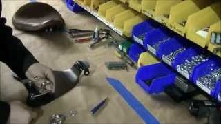 La Rosa Design Solo Seat Conversion Kit Assembly for 2004-06 & 2010UP HD Sportster motorcycles