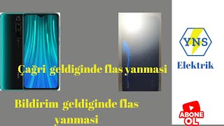 Xiaomi Not 8 Gelen Arama Flas Yanıp Sonmesi