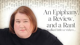 An Epiphany, and a Review, and a Rant (walked into a video...)  Chatting about foul language.