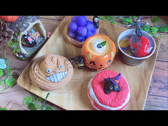 【ASMR】ハロウィン風スライム🎃👻 Halloween slime💕