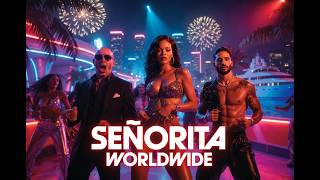 Senorita Worldwide Rihanna xPitbull x Maluma Official AI music video