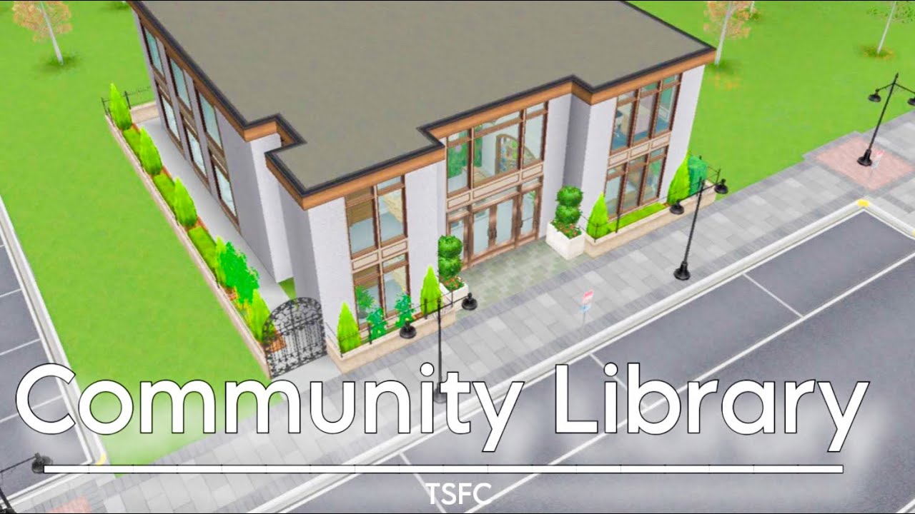 Public Library  The Sims Freeplay (Build Tour) 