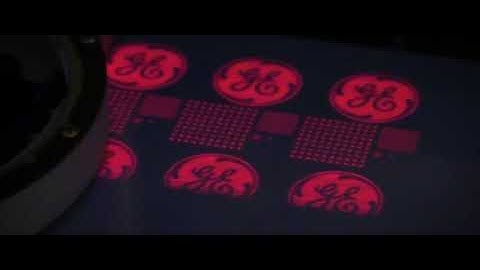 GE Inkjet-Printed Red PFS/KSF Phosphor