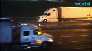 Terrifying! Semi-truck Loses Control on Icy Highway
