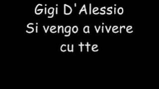 Gigi D'Alessio Si vengo a vivere cu tte chords