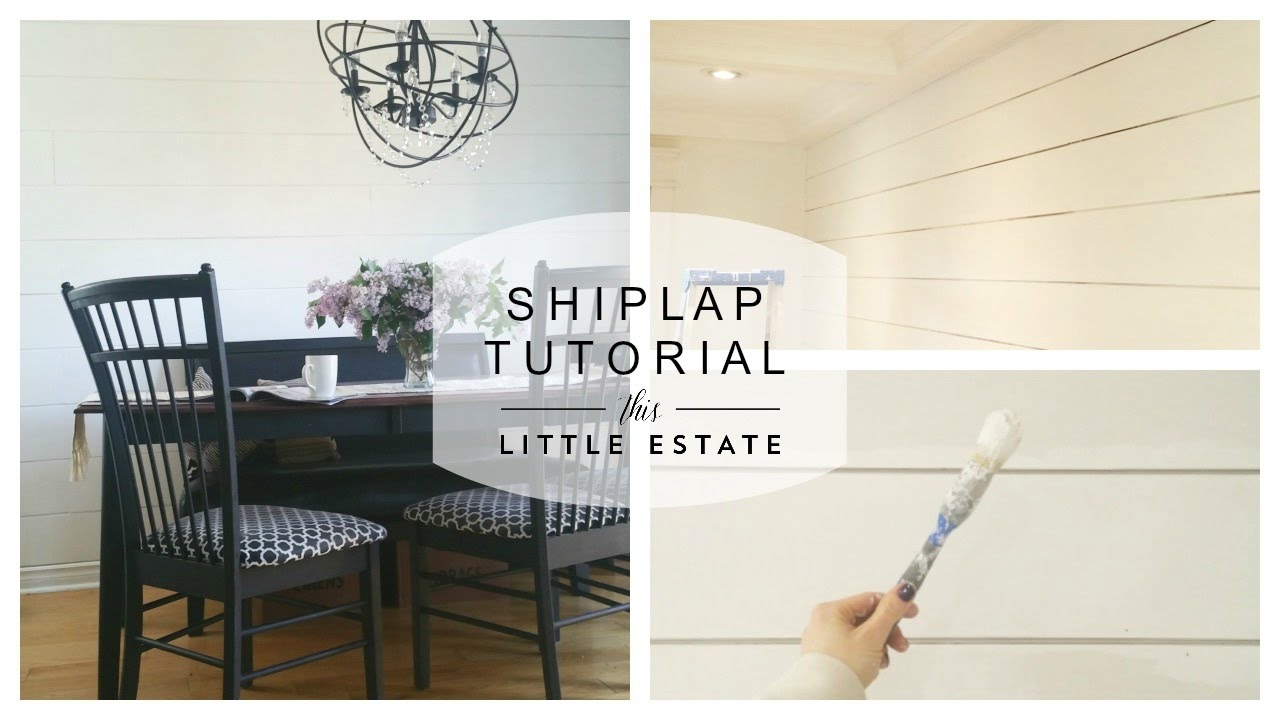 HOW TO INSTALL SHIPLAP - YouTube