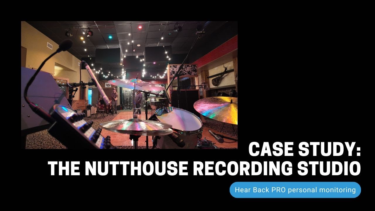 Recording many genres, the NuttHouse Studio uses Hear Back PRO to keep sessions running smoothly