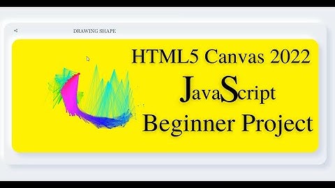 Canvas JavaScript Project Tutorial For Beginners, HTML5 Canvas | Moving Color Particle On Canvas.