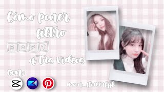 ꒰꒰  ❛ ❏ |Como poner filtro soft a tus videos¡!~🩰 |~How to put soft filter on your videos~ screenshot 2