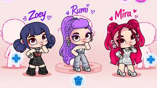 ZOEY, MIRA & RUMI in Avatar World! 😱💗 | K-Pop Demon Hunters