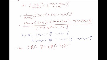 Find the square of the distance of the point of intersection of the two given lines from the origin.