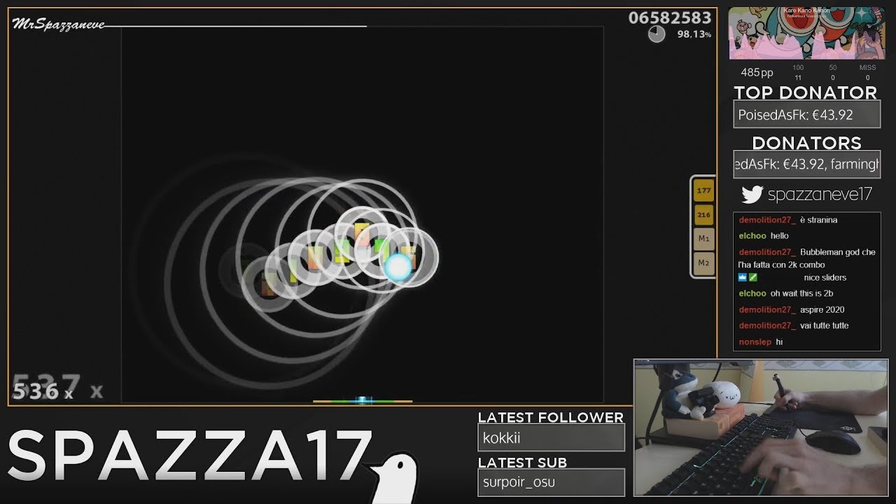 7.59★ Nakamura Mamechiyo - Kare Kano Kanon [Insane] +DT | Livestream