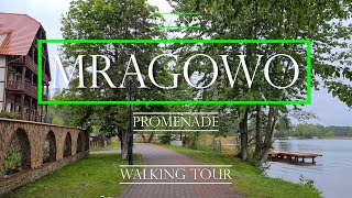 [4K] POLAND MRAGOWO PROMENADE WALKING TOUR/MRĄGOWO spacer PROMENADĄ