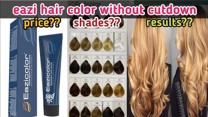 Eazicolor Premium Hair Color Kit For Women Dark Golden Blonde 6.3