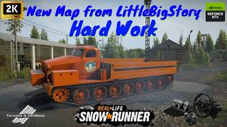 Snowrunner Мод карта Тяжелая работа /RealLife mod+privat mod+Heavy stonesV2+Mud mod/ Вахта день 2