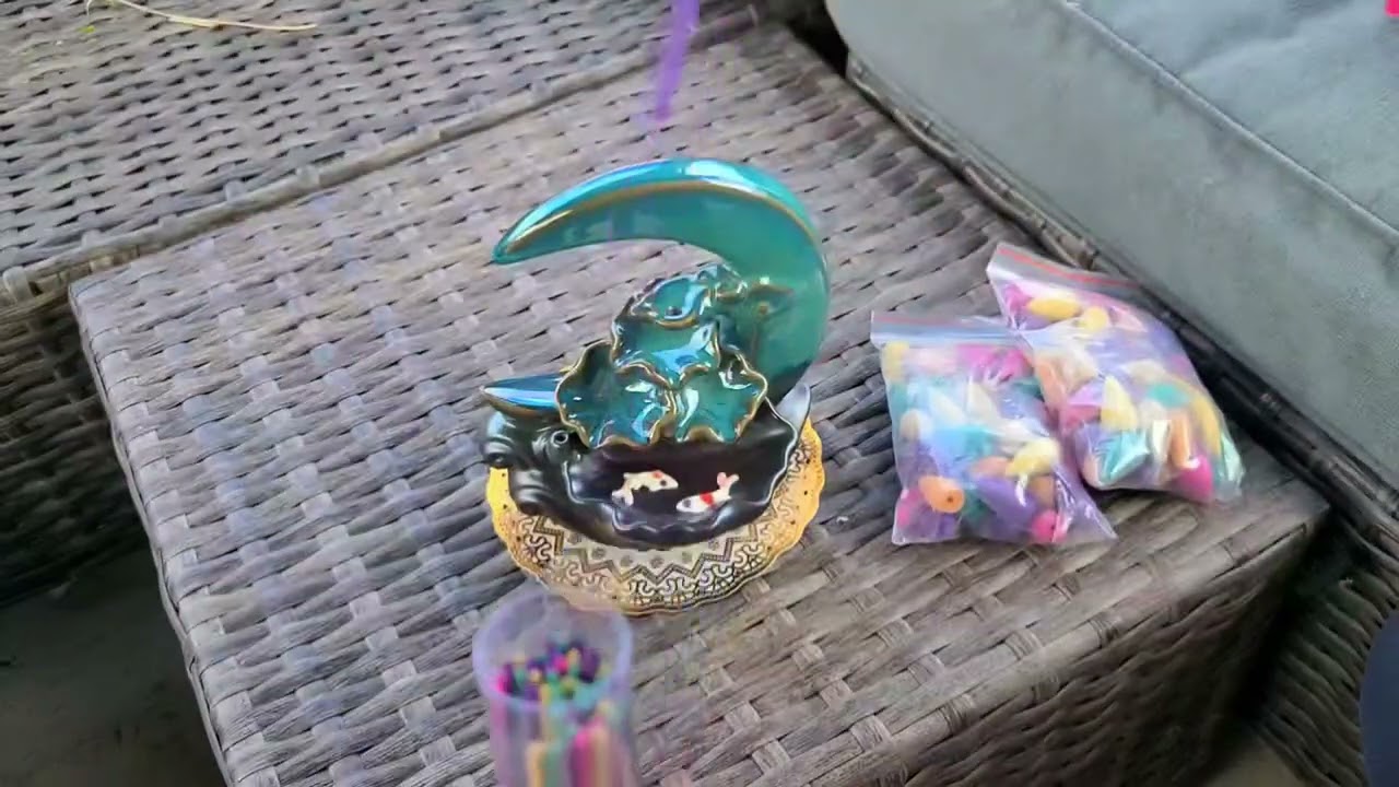 Moon Backflow Waterfall Incense Burner