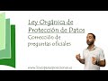 Corrección preguntas oficiales LOPD