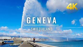 Geneva Switzerland 🇨🇭 4K, Switzerland’s most international city, places to visit