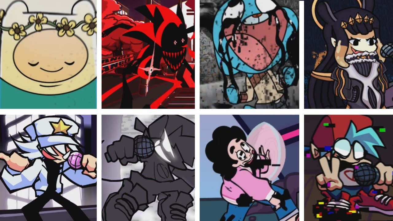 Friday Night Funkin' - Come Along With Me But Every Turn A Different Character Sings It