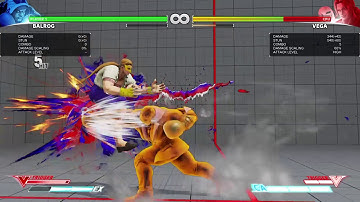 Balrog SFV 1 Bar + V Trigger Max Damage(?)