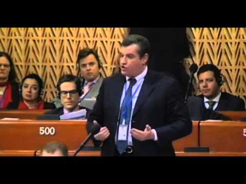 выступление Л. Слуцкого в ПАСЕ 28.01.2016