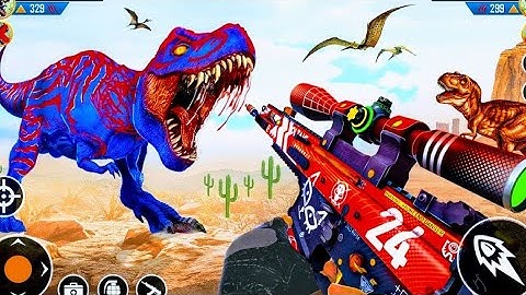 T-rex Dinosaur: Dinosaur hunter 3D Game - Android Gameplay Update