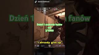 Dzień 1 #cs2 #short #shorts #cs2clips #shortvideo #viral #subscribe #daily #dailyshorts  #ytshorts