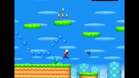 (gameplay) de New super mario bros flash world 1