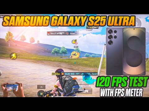 Samsung Galaxy S25 Ultra Snapdragon 8 Elite Pubg Mobile Gaming Test