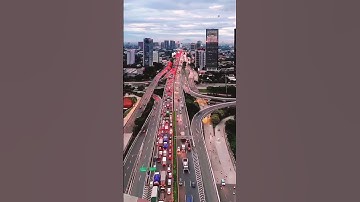 🔥😱4k skyline jakarta indonesia🔥🏙️😱🌃