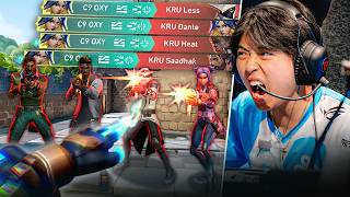 C9 OXY IS BACK! 33 KILLS VS KRU IN VCT!