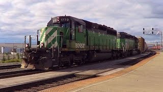 BN SD40-2's, Warbonnets, H1 Dash 9, BN Triclops SD60M, and new UP SD70AH! - Railfanning Vancouver
