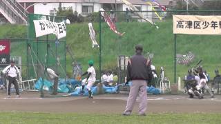20140505（会長杯）ﾍﾟｯﾊﾟｰｽﾞ●5新作こども会　少年野球　川崎市高津区