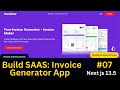 Invoice Generator App Ep07 :  Sending Digital Invoices via Email | Using Resend and react Email