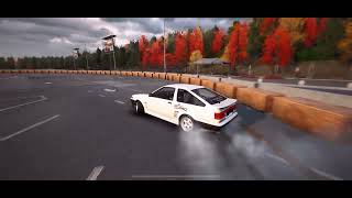 Drifting Toyota ae86 in carx drift racing 3