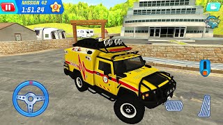 Acil Durum Ambulans Arabası Sürüş   Coast Guard Beach Rescue Team   Android Gameplay screenshot 5